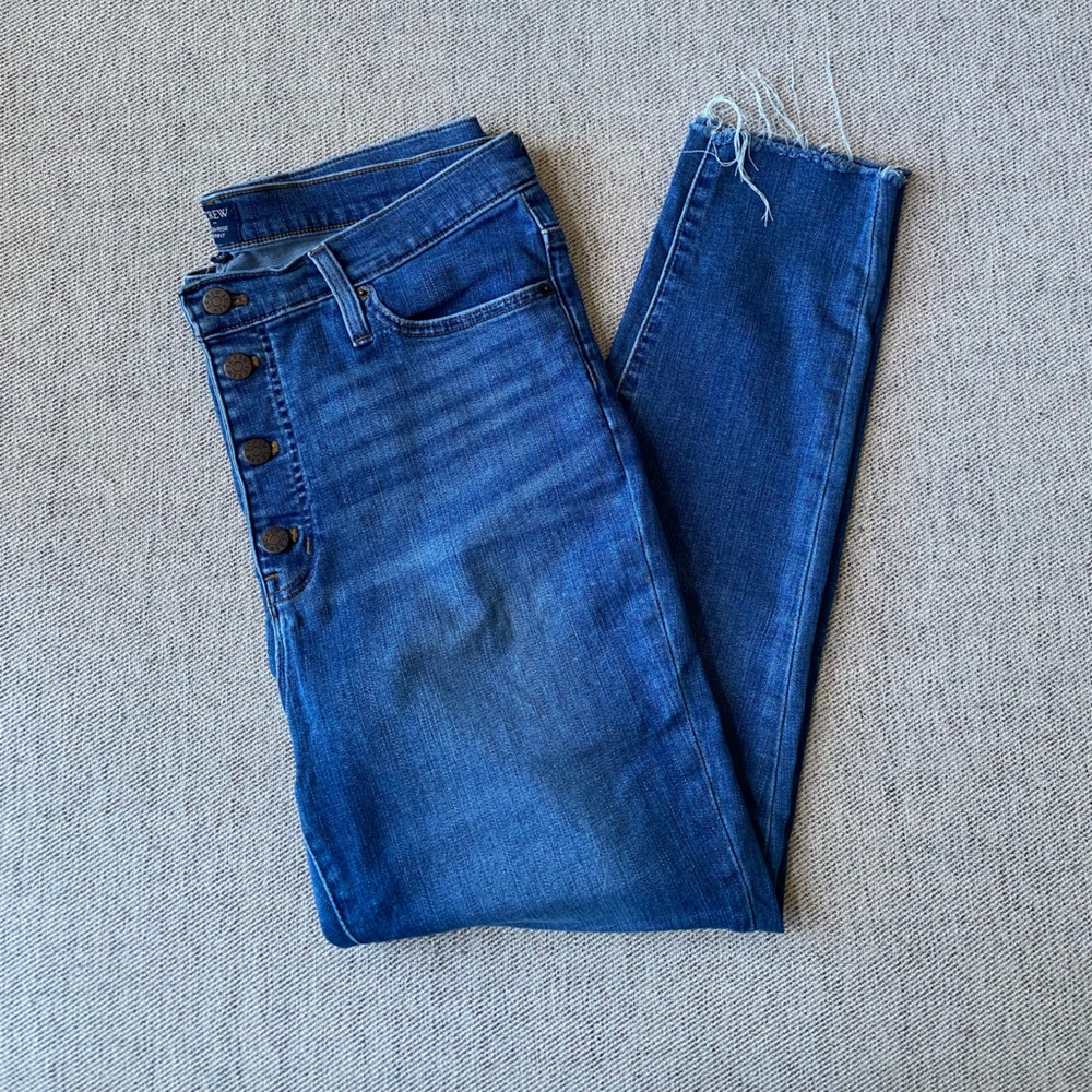 J Crew Factory Button-Front Skinny Jean | Size 32